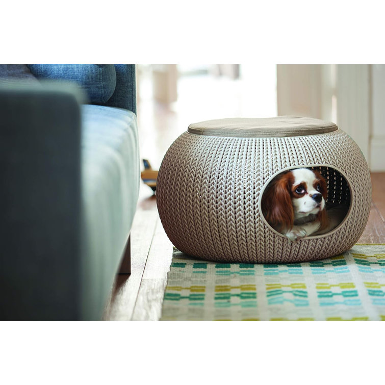 Keter Curver Knit Pet dog cat Igloo Double Bed Wayfair